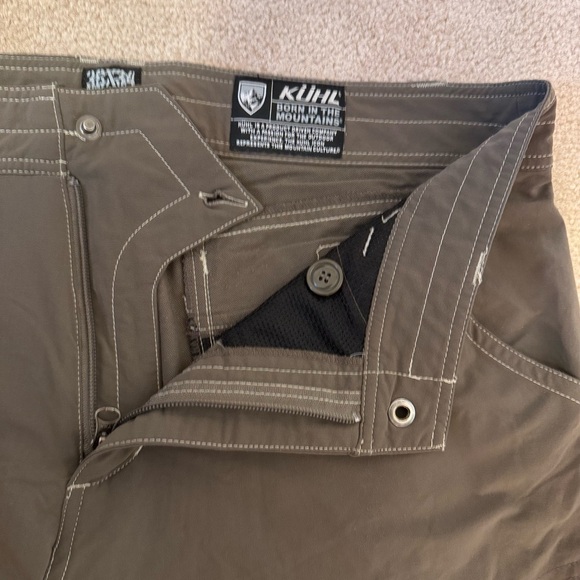 Kuhl Renegade Pant Men's 36x34 Klassik Fit Stretch Performance Khaki Hiking - Picture 6 of 8